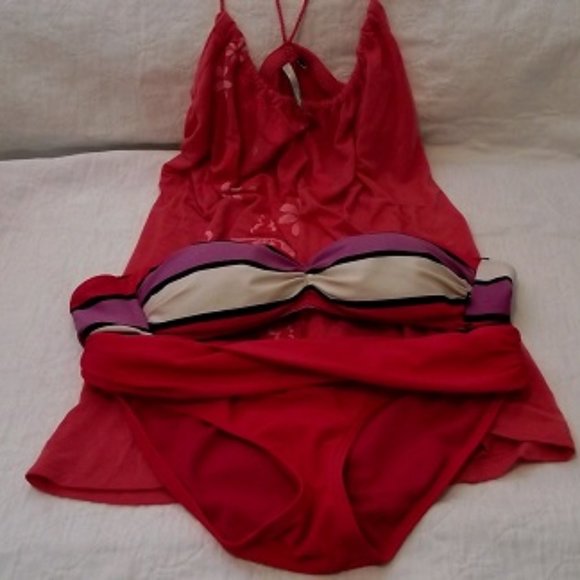 La Vie En Rose Other - La Vie En Rose Aqua Women's Bikini set & coverup